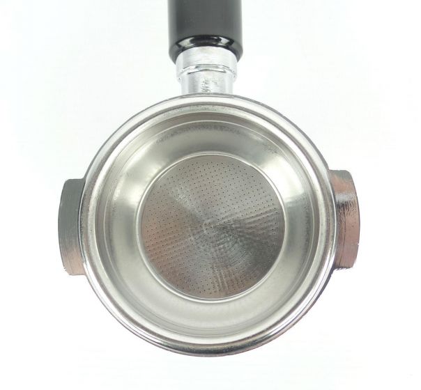 by EDESIA ESPRESS Replacement Portafilter for Brasilia B61 Espresso Machines 2 Spout 14g Basket Walnut Handle