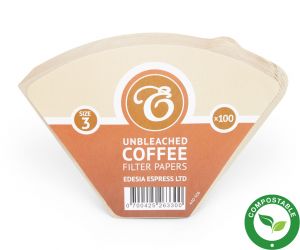 Compostable Size 3 / 102 Coffee Filter Papers