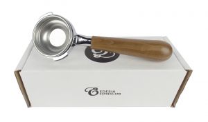 BEZZERA STREGA Portafilter - 1 Spout, 7g Basket - Walnut Handle