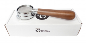 BRASILIA B61 Bottomless Naked Portafilter Espresso Handle - 21g Basket - Walnut Handle