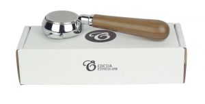 LA SCALA Bottomless Portafilter - 21g Basket - Walnut Handle