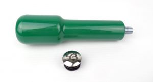 Green Plastic Portafilter Handle - M10 Thread