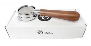 BRASILIA BE Bottomless Portafilter - 21g Basket - Walnut Handle