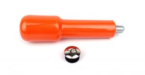 Orange Plastic Portafilter Handle - M12 Thread