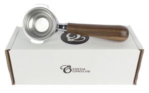 FRACINO Portafilter - 1 Spout, 7g Basket - Walnut Handle