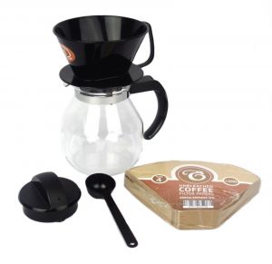 1 litre / 4 Cup Filter Coffee Maker Set