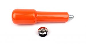 Orange Plastic Portafilter Handle - M10 Thread