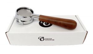 ASCASO Bottomless Portafilter - 21g Basket - Walnut Handle