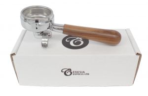 BEZZERA STREGA - Portafilter, 14g, 2 Spout - Walnut Handle